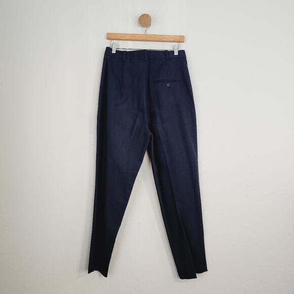 NWT 3.1 Phillip Lim Navy High Waisted Slim Cropped Ankle Trouser Pleated 8 - Picture 10 of 11